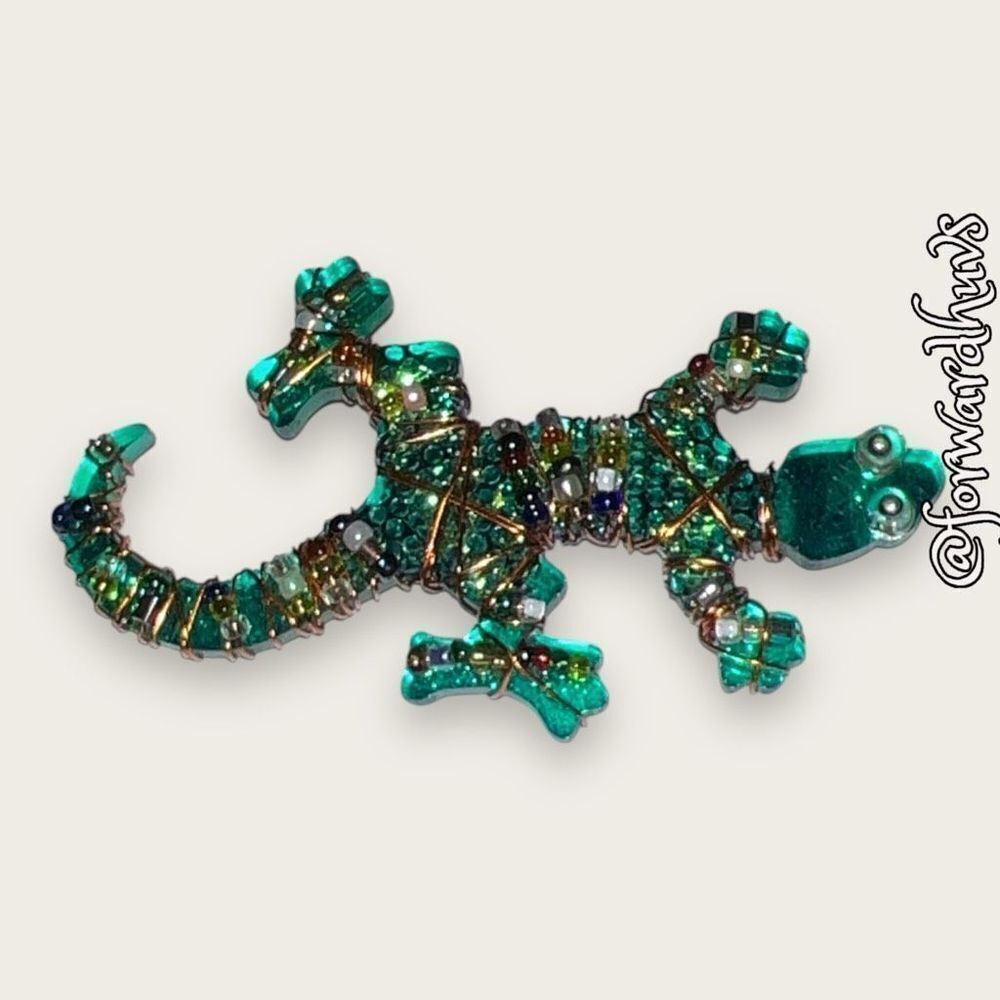 Handmade Vintage Bartnicks Lizard Brooch